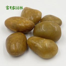 黄色雨花石 白色黑色五彩鹅卵石 富贵家抛光卵石