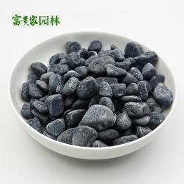 庭院黑色水磨石 骨料地坪胶粘黑石子 铺面黑石