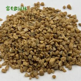 黄金砂碎石彩色水洗石机制鹅卵石 露骨料黄石米洗米石 