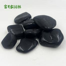天然黑色雨花石 5-8公分铺路鹅卵石厂家 五彩卵石支持定制 - 副本